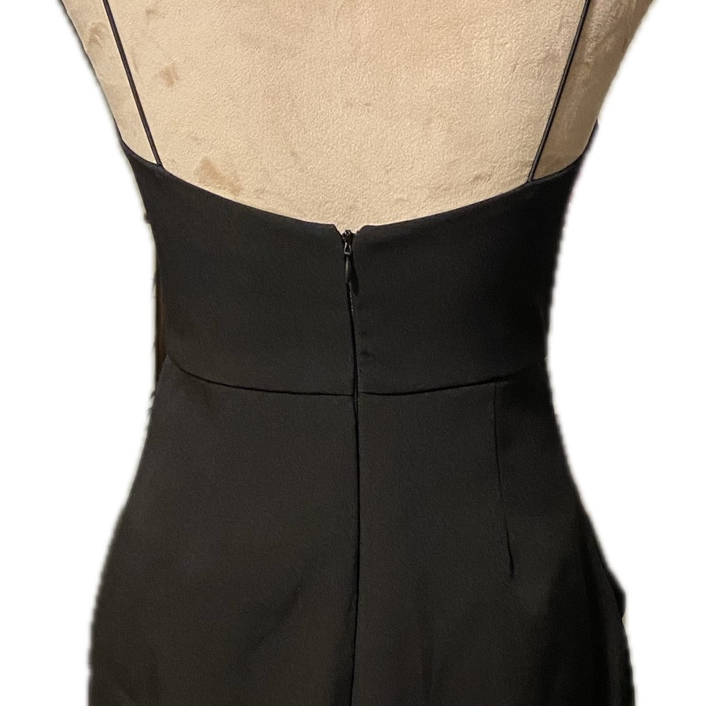 Lulu’s Elegant Black Spaghetti Strap Cocktail Dress - Picture 5 of 5